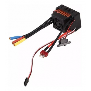 ESC 60A BRUSHLESS WATERPROOF PARA AUTOMODELOS 1/10 LIPO 2S 7.4V / 3S 11.1V ESC60AJ